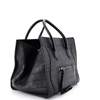 Pre-Owned Celine Medium Phantom Bag Embossed Leather