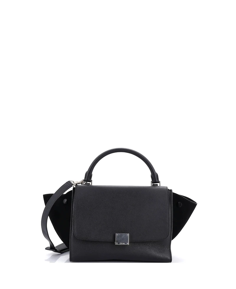 Pre-Owned Celine Small Trapeze Bag Leather