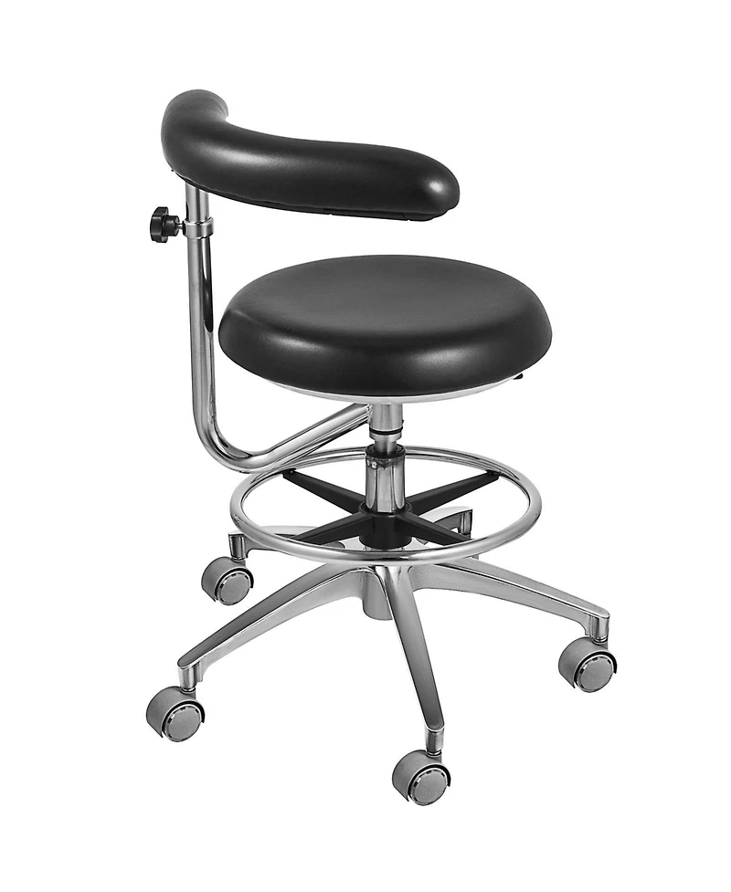 Sugift Medical Dental Stool, Pu Leather Chair, Adjustable Height for Dentist Office