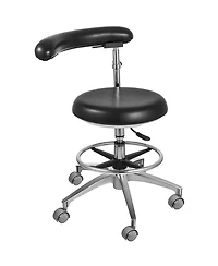 Sugift Medical Dental Stool, Pu Leather Chair, Adjustable Height for Dentist Office