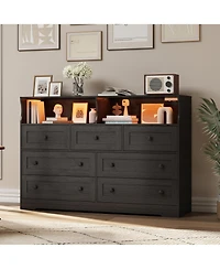 gaomon 7-Drawer Wooden Chest of Drawers