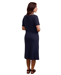 Celtic & Co. Women's and Knot Detail Jersey Dress