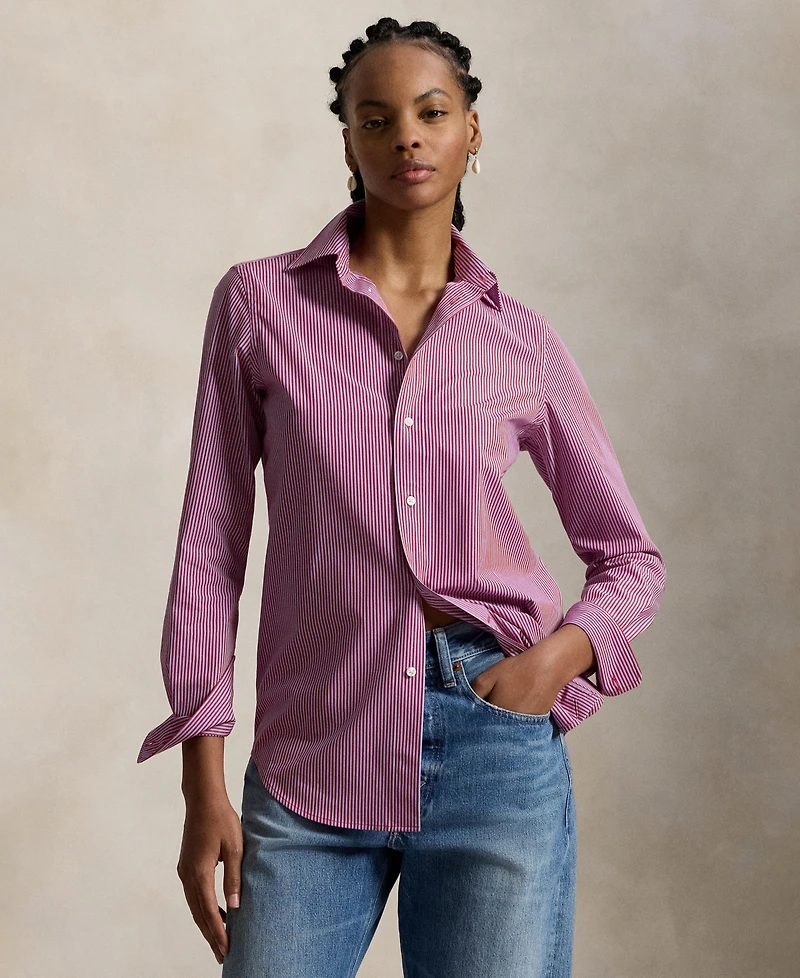 Polo Ralph Lauren Women's Stretch Slim Fit Cotton Shirt