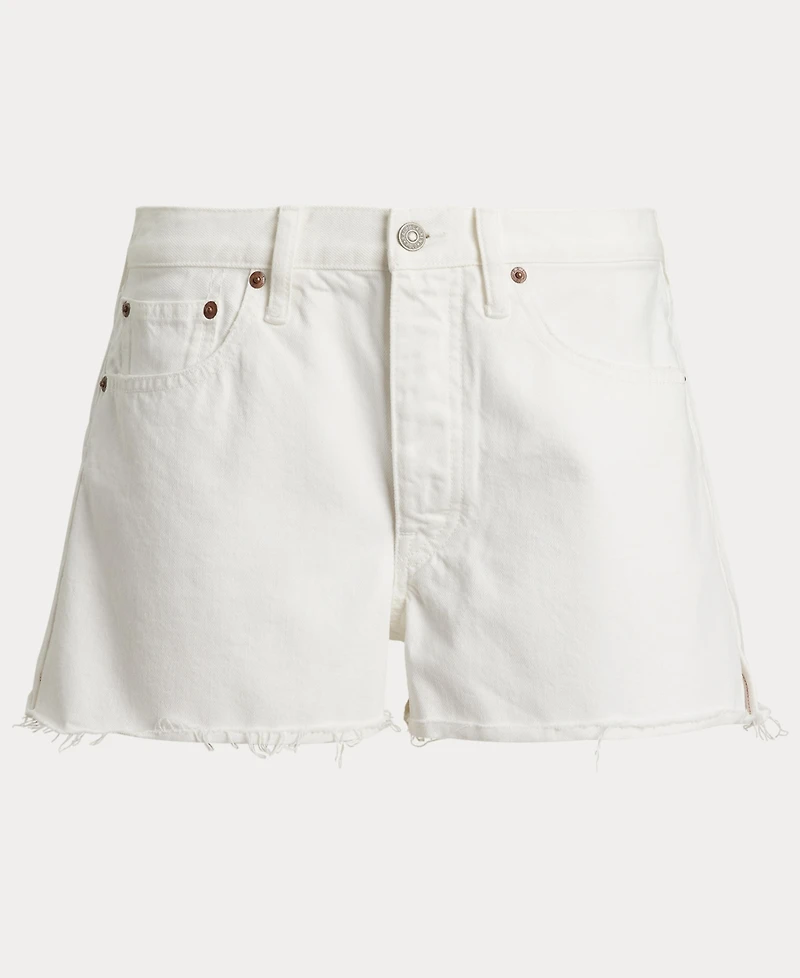Polo Ralph Lauren Women's Mid-Rise Cutoff Denim Shorts