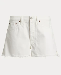Polo Ralph Lauren Women's Mid-Rise Cutoff Denim Shorts