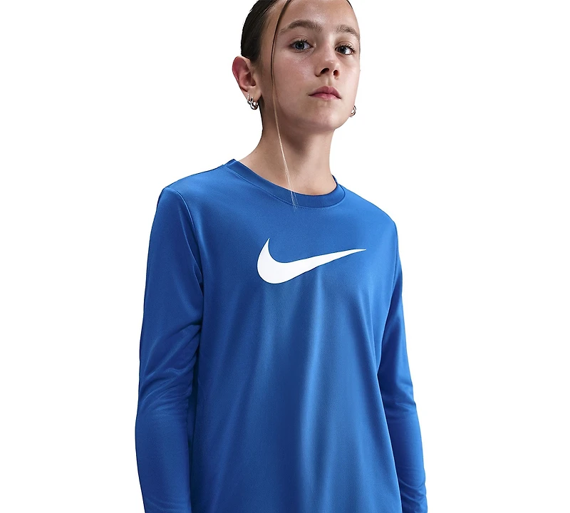 Nike Big Kids Legend Dri-fit Long-Sleeve T-Shirt