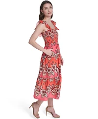 Vince Camuto Petite Square Neck Sleeveless Midi Dress