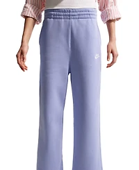 Nike Big Girls 7-16 Sportswear Club Fleece Wide-Leg Sweatpants