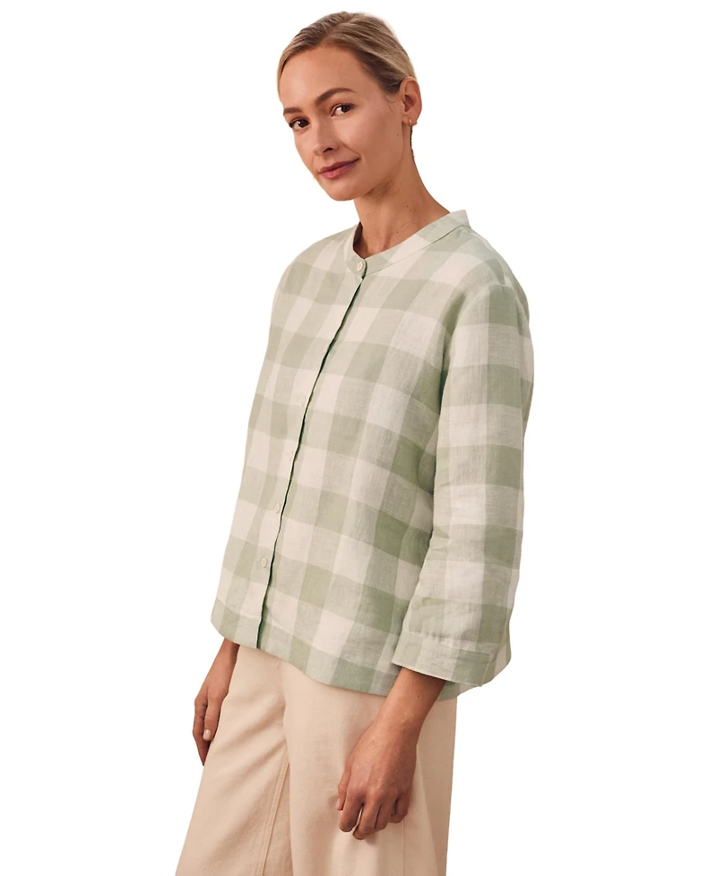 Celtic & Co. Women's Check Swing Blouse