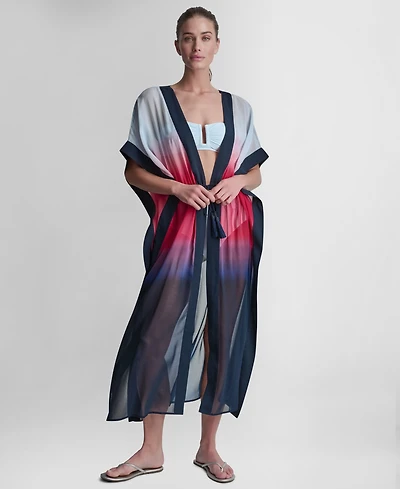 Dkny Women's Tie-Front Cover-Up Kaftan