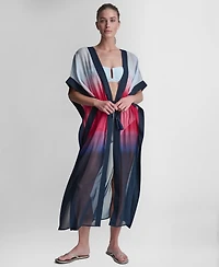 Dkny Women's Tie-Front Cover-Up Kaftan
