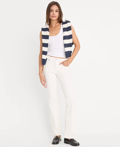 Good American Women's Low-Rise Bootcut Jeans