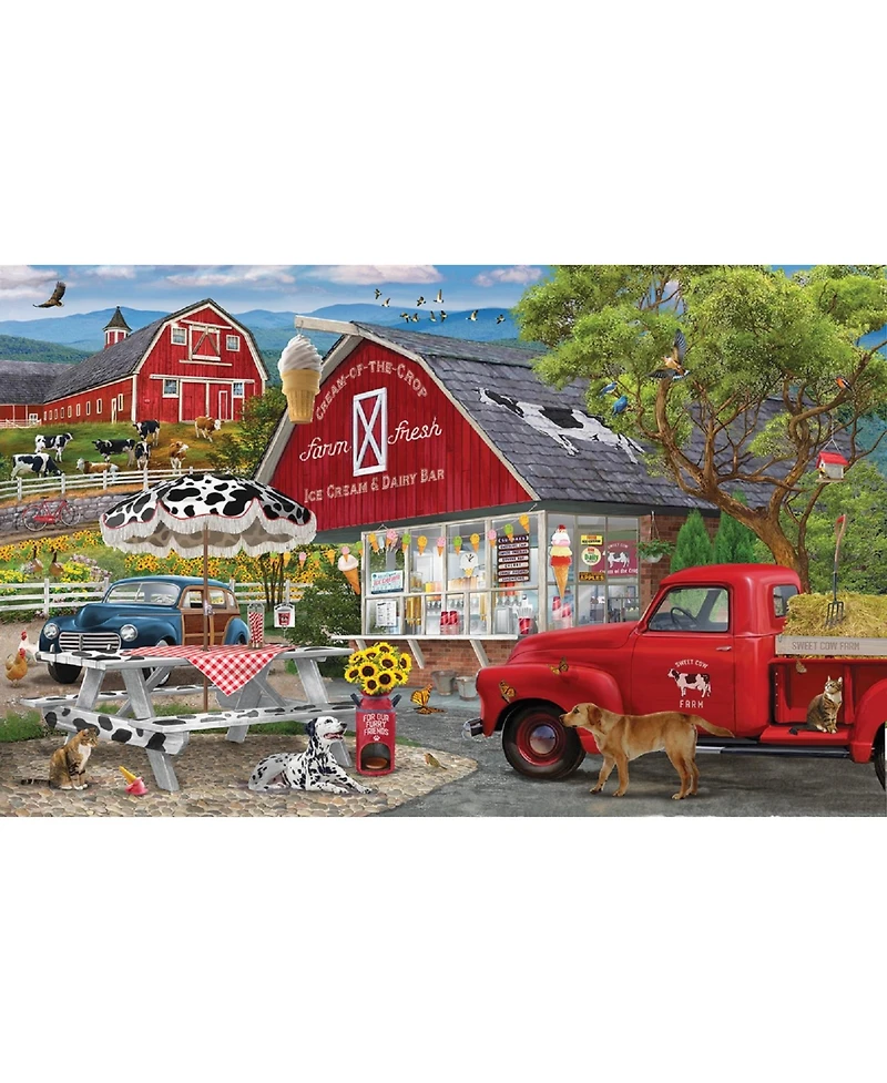 SunsOut Dairy Bar 1000 piece Jigsaw Puzzle for Adults