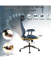 Gouun Ergonomic High-Back Office Chair with 2D Headrest and Rocking Backrest