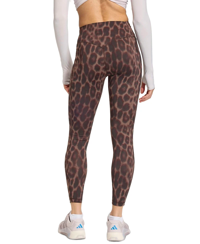 adidas Women's Optime Leopard 7/8 Leggings