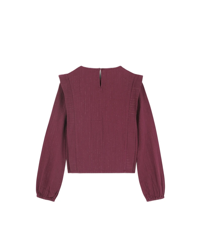 Scalpers Little Girls Stripeslurexblouse