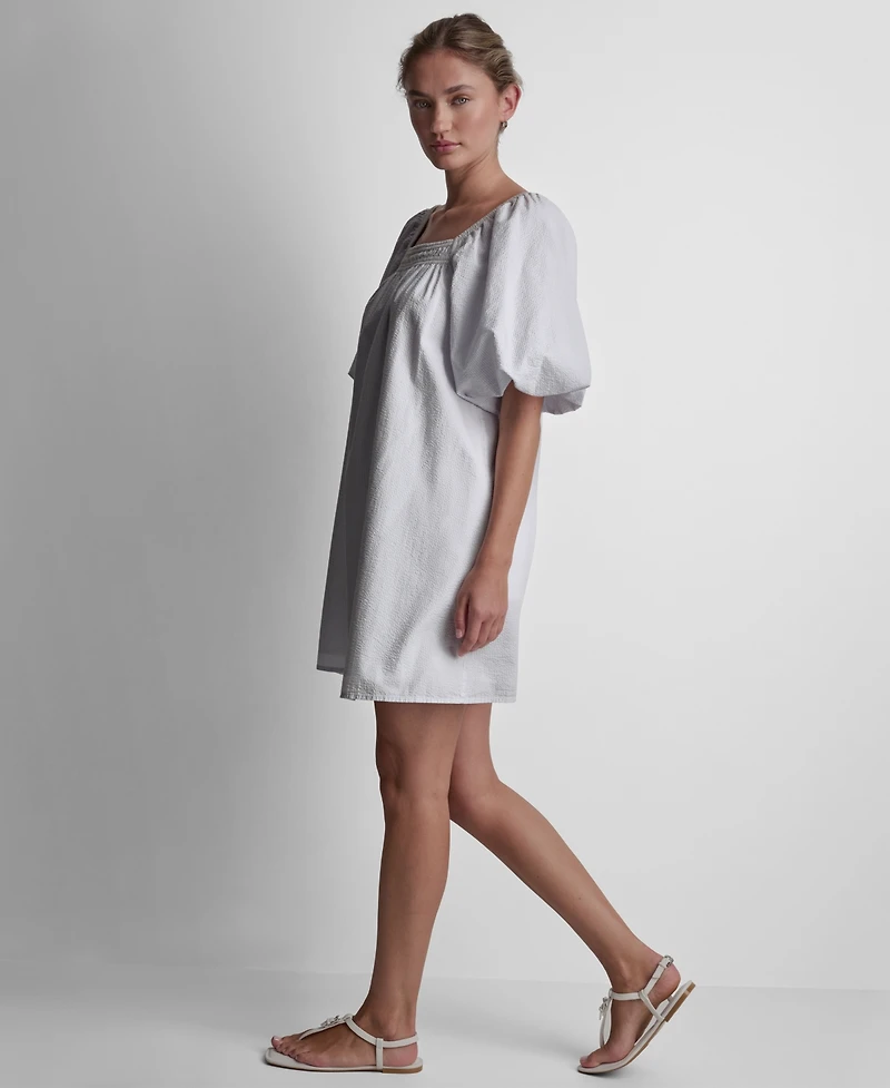 Dkny Jeans Women's Square Neck Mini Dress