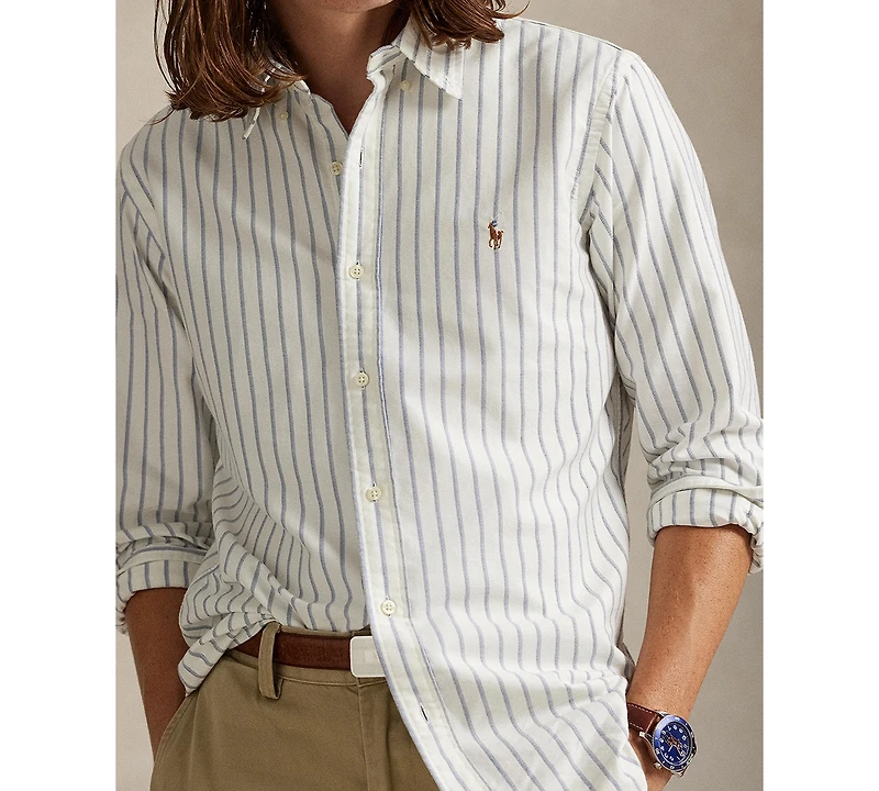 Polo Ralph Lauren Men's Long-Sleeve The Iconic Mesh Shirt