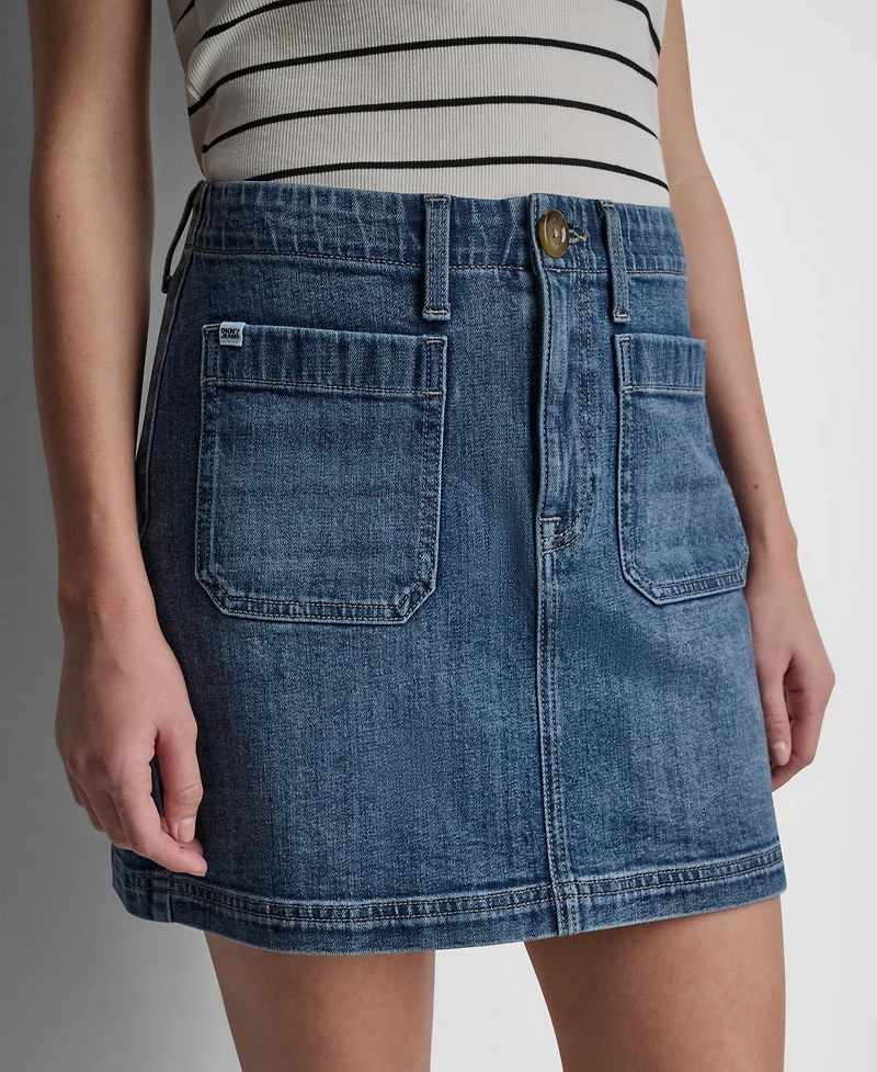 Dkny Jeans Women's High-Rise Mini Skirt