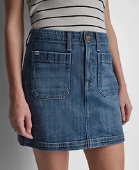 Dkny Jeans Women's High-Rise Mini Skirt