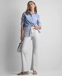 Dkny Jeans Women's Long-Sleeve Classic-Fit Shirt