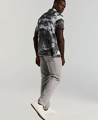 Perry Ellis Men's Cotton Abstract Wave Print Shirt