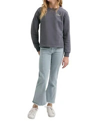 Scalpers Big Girls sweatshirt embroidered with snake motif