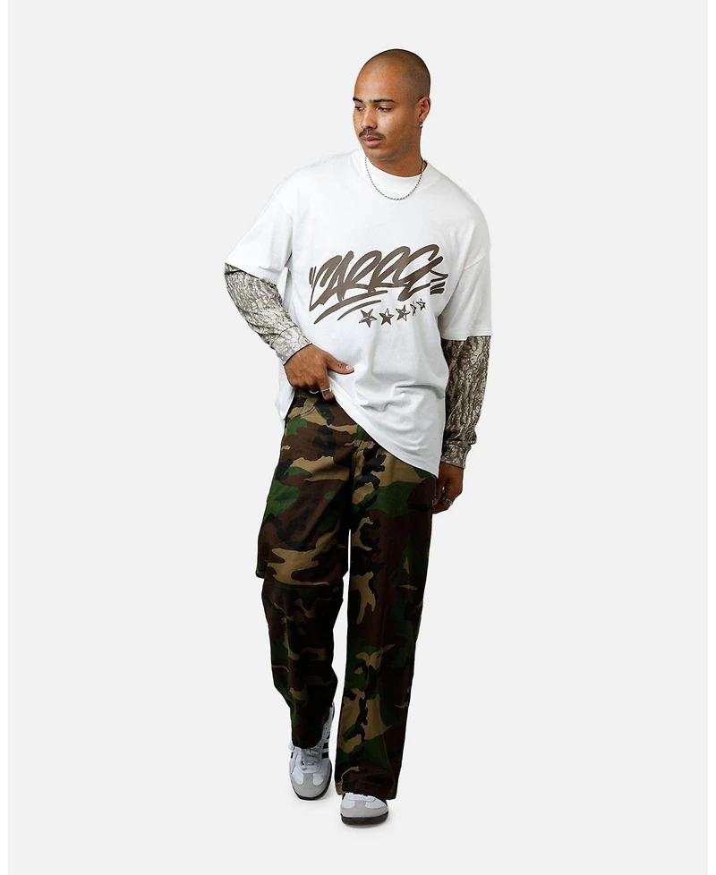 Carre Men's Graffiti Layered Long Sleeve T-Shirt