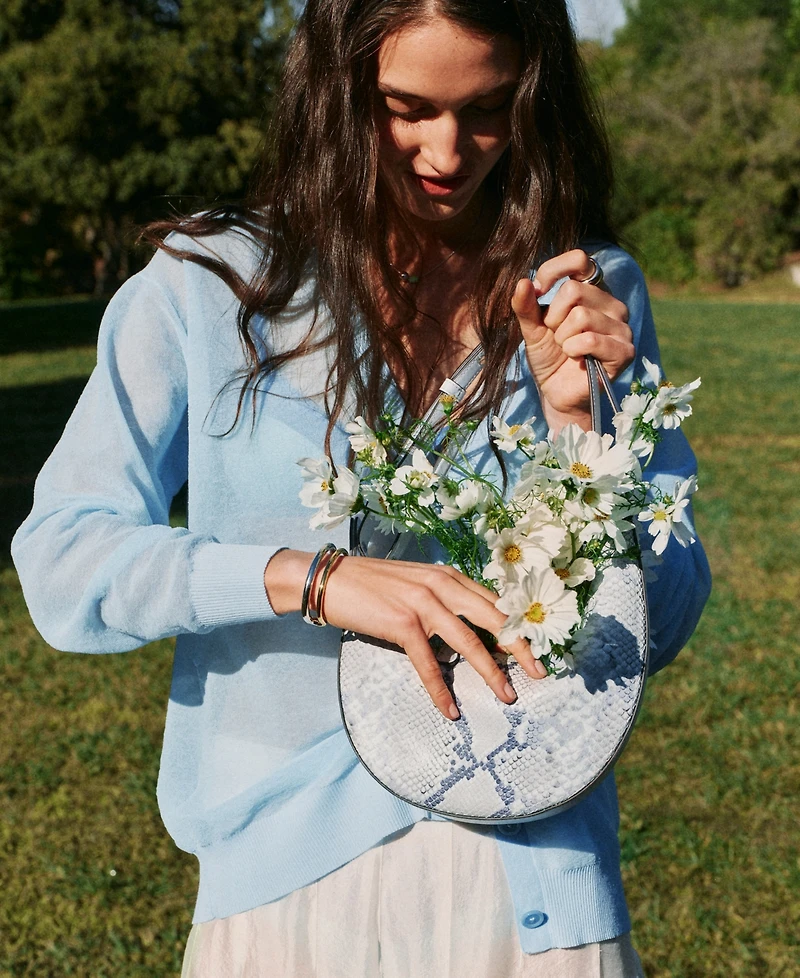 kate spade new york Leather Duo Embossed Small Crossbody Bag