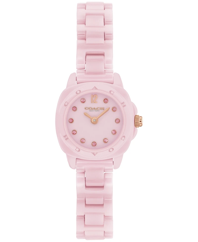 Coach Women's Kitt Pink Ceramic Bracelet Watch, 21mm