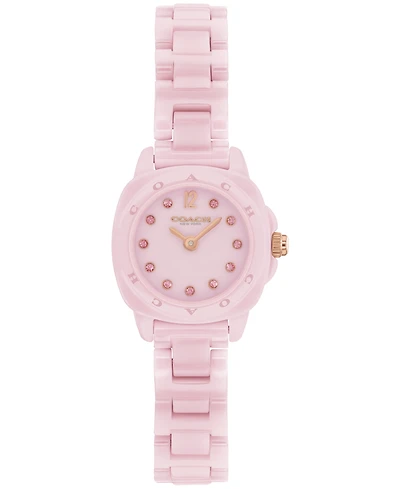 Coach Women's Kitt Pink Ceramic Bracelet Watch, 21mm