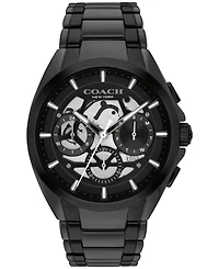 Coach Men's Jackson Black Ip Stainless Steel Bracelet Watch, 41.5mm