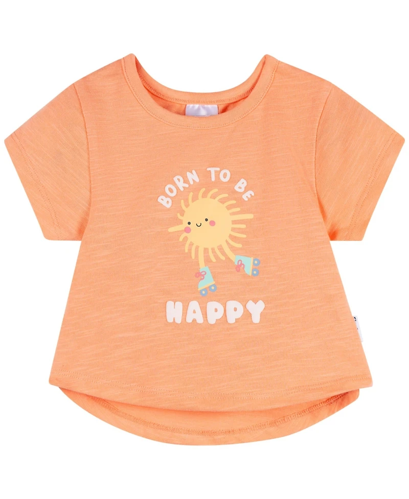 Gerber Baby Girls Short Sleeve T-Shirts, 3-Pack