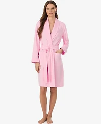 Lauren Ralph Women's Long-Sleeve Quilted Collar Robe