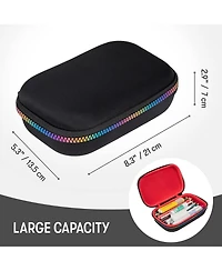 Gnuadz Rainbow Pencil Box Cute School Stationery Organizer Case