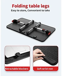 Gnuadz Laptop Desk Adjustable Stand Portable Foldable Tray