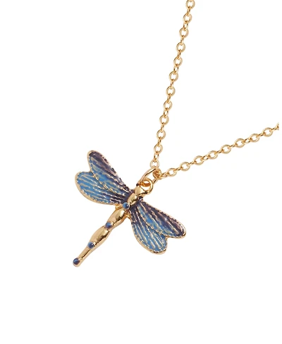 Fable England Dragonfly Crystal Necklace