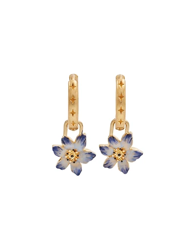 Fable England Nightshade Gold Huggie Earrings