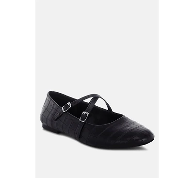 Rag and Co Womens Chirola Mary Jane Ballet Flats