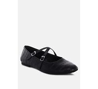 Rag and Co Womens Chirola Mary Jane Ballet Flats