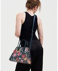 Fable England Women's Roses Structured Medium Tote