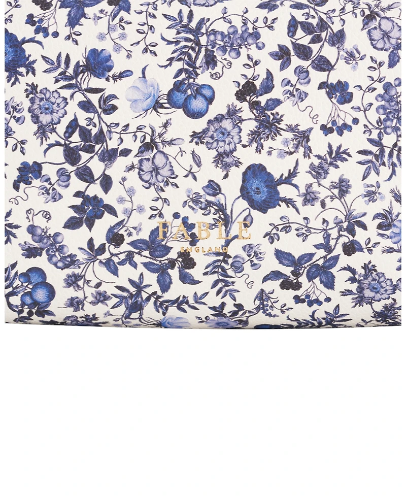 Fable England Ditsy Blue Small Pouch