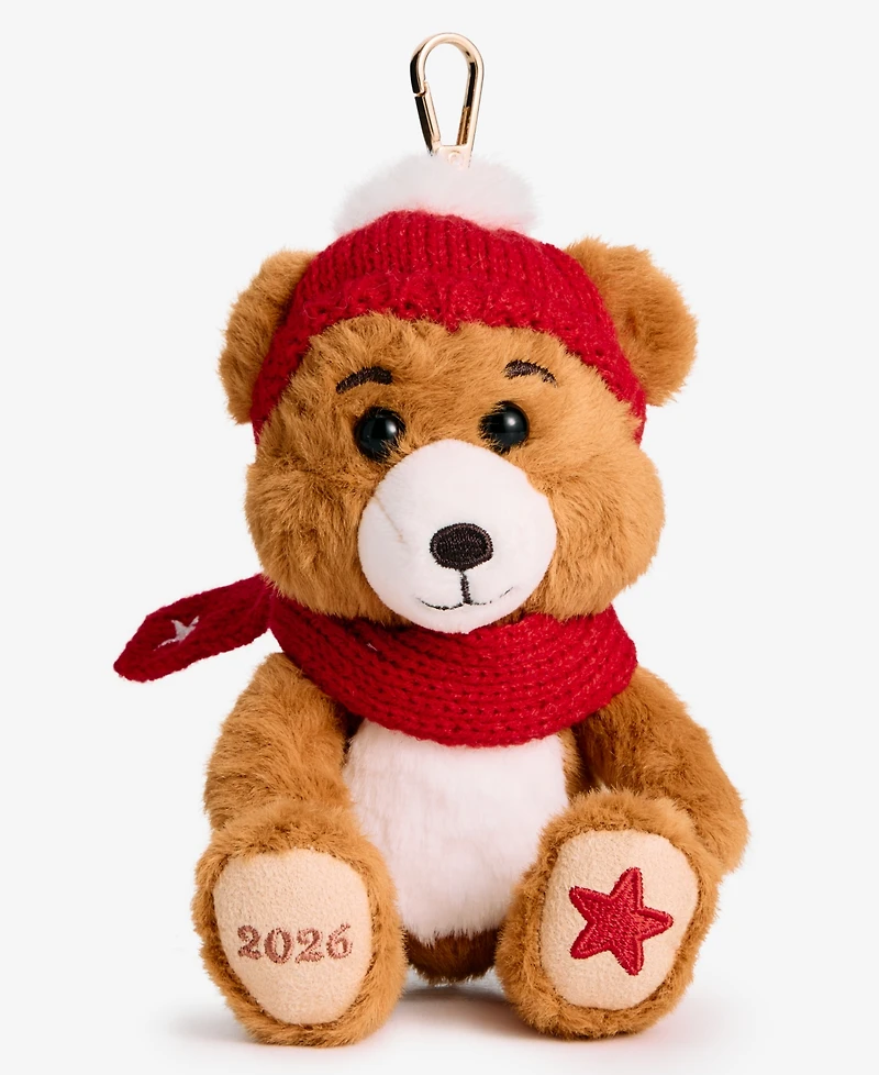 Macy's 100th Thanksgiving Day Parade Plush Billie Brightpaw Bear Bag Charm, Macy's Exclusive