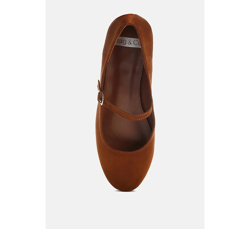 Rag and Co Womens Jobal Mary Jane Ballet Flats