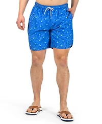 Tailorbyrd Men's Tropical Floral Printed Swim Shorts