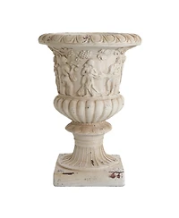 Streamdale Furniture Elegant antique Mgo garden urn