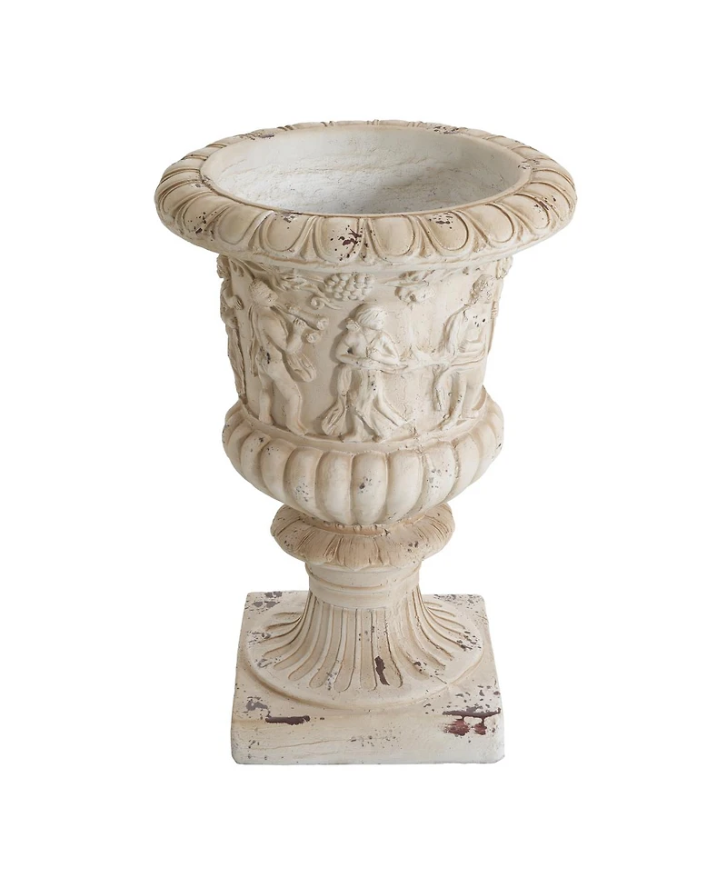 Streamdale Furniture Elegant antique Mgo garden urn