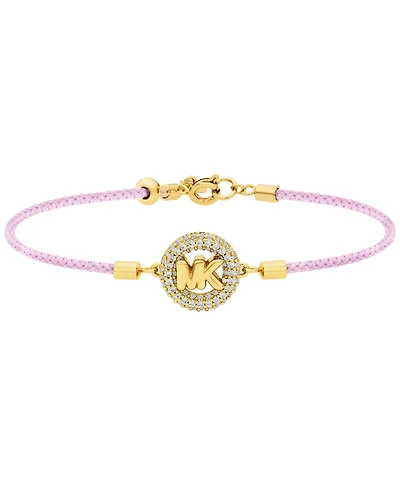 Michael Kors Pave Logo Cord Bracelet