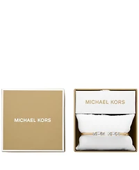 Michael Kors Mixed Cut Flex Cuff Bracelet