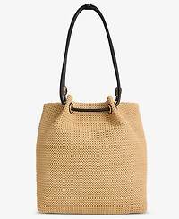 I.n.c. International Concepts Catalyna Straw Tote Handbag, Macy's Exclusive